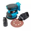 Epäkeskohiomakone Jonköping 18V 125mm Runko - Makita & PNI yhteensopiva - Akkuhiomakoneet - 6438168115689 - 7