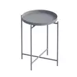 Harmaa Metallinen Sohvapöytä - Tyylikäs ja Kestävä Huonekalu - 46x56x46 cm - Moderni Sisustusratkaisu - Sohvapöydät - 8684282461319 - 1
