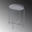 Harmaa Metallinen Sohvapöytä - Tyylikäs ja Kestävä Huonekalu - 46x56x46 cm - Moderni Sisustusratkaisu - Sohvapöydät - 8684282461319 - 5
