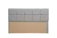 Harmaa Sängynpääty 97x120x7 cm - Kestävä 36 mm Lastulevy, Pehmeä Sieni- ja Kangaspäällyste, Helppo Asennus - Sängynpäädyt - 8683742568049 - 1