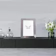 Hopea Valokuvakehys 13x18 cm - Tyylikäs Sisustuselementti 100% Muovia - Kestävä ja Ajaton Muotoilu - Taulut ja kehykset - 8683743537679 - 2