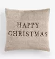 Joulutyylinen Beige Koristetyyny 43x43 cm - 100% Polyesteri, Konepestävä 20 °C, Pehmeä ja Kestävä Sisustuselementti - Koristetyynyt - 8684284032029 - 1