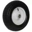 Kärrynpyörä 16" x 6,5-8, metallivanne - Kottikärryt ja renkaat - 6430013064609 - 1