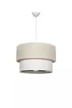 Kattokruunu, kerma valkoinen, 30 cm, 65 cm, kestävä, tyylikäs, monikäyttöinen - Katto- ja seinävalaisimet - 8683342848459 - 1