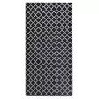 Käytävämatto (100 x 300), musta valkoinen, 100 x 300 cm, kestävä, antibakteerinen, konepestävä - Pienet matot ja käytävämatot - 8682870124929 - 1