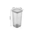 Keittiötarvikkeet: 12-osainen Säilytyslaatikko Setti, BPA-vapaa, Konepesun Kestävä, Anthracite, 10x10x24,5 cm - Eväsrasiat ja ruoansäilytysastiat - 8684282831679 - 5