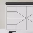 Kenkäkaappi Valkoinen 107x55x35 cm, 100% Melamiinipinnoitettu Lastulevy, Pehmeästi Sulkeutuvat Saranat, Metallijalat - Kenkäkaapit - 8684282587019 - 7