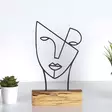 Koriste-esine, musta, 17 x 30 x 3,5 cm, kestävä, ainutlaatuinen, elegantti - Koristeet, koriste-esineet - 8681875640779 - 3