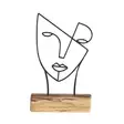 Koriste-esine, musta, 17 x 30 x 3,5 cm, kestävä, ainutlaatuinen, elegantti - Koristeet, koriste-esineet - 8681875640779 - 1