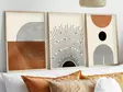 Koristeellinen kehystetty MDF-taulu (3 osaa), monivärinen, 50 x 70 cm (3 Pieces), kestävä, tyylikäs - Taulut ja kehykset - 8684282340249 - 2