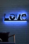 Koristeellinen LED-valaistus, sininen, 70 x 22 cm, kestävä, energiatehokas - Taulut ja kehykset - 8682870904569 - 4