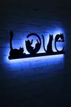 Koristeellinen LED-valaistus, sininen, 70 x 22 cm, kestävä, energiatehokas - Taulut ja kehykset - 8682870904569 - 3