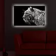 Koristeellinen LED-valaistu Suede Canvas Taulu 45x70 cm - Monivärinen, Puukehys, Anonyymi Taiteilija - Taulut ja kehykset - 8681181296929 - 2