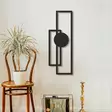 Koristeellinen Metallinen Seinäkoriste, Musta, 100% Teräs, 1,5 mm Paksuus, 32 x 85 cm, 1 kg, Helppo Asennus - Yksittäiskappaleet - 0283080142659 - 1