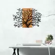 Koristeellinen Puinen Seinäkoriste, Musta Pähkinä, 100% Metalli, 85x58 cm, Elegantti ja Kestävä Sisustuselementti - Koristeet, koriste-esineet - 8682870971929 - 4