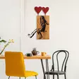 Koristeellinen Puu-Seinäkoriste, 100% Puu, 50x80 cm, Pähkinä-Musta, Helppo Asennus, Uniikki Luonnollinen Ilme - Koristeet, koriste-esineet - 8683743421169 - 2