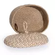 Koristelaatikko, luonnonbeige, 25 cm leveä, 15 cm korkea, 34 cm syvä, käsintehty, 100% puuvillaa - Säilytyslaatikot ja korit - 8683743770229 - 1