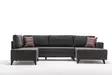 Kulmasohvasänky, antrasiitti, 300 cm leveä, mukava, kestävä - Sohvat - 8682870658899 - 10