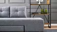 Kulmasohvasänky, harmaa, 280 cm leveä, mukava, kestävä - Sohvat - 8681875114249 - 4