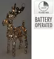 Kultainen poro mikro-LED-valoilla - Valokoristeet ja valohahmot - 8721037066129 - 1