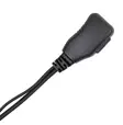 Kuulokkeet mikrofonilla ja akustisella putkella PNI HS82L 2-nastaisella PNI-K-liittimellä, kaapelin pituus 160 cm, musta - PNI tuotteet - 5949066539299 - 8
