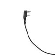 Kuulokkeet mikrofonilla ja akustisella putkella PNI HS82L 2-nastaisella PNI-K-liittimellä, kaapelin pituus 160 cm, musta - PNI tuotteet - 5949066539299 - 5