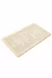 Kylpyhuonematto 60x100 cm, Kermanvärinen, 100% Polypropeeni, Luistamaton Lateksipohja, Konepestävä 30°C, 1300 gr/m² - Kylpyhuonematot ja kosteantilan matot - 8684283557509 - 1