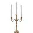 Kynttilänjalka Aatto kulta 3-haarainen  - Kynttilät ja lyhdyt - 6410416279329 - 2
