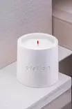 Kynttilä, valkoinen, 8,5 cm x 8 cm, kestävä, rauhoittava, tyylikäs - Kynttilät ja lyhdyt - 8684282969099 - 4