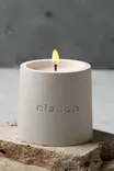 Kynttilä, valkoinen, 8,5 cm x 8 cm, kestävä, rauhoittava, tyylikäs - Kynttilät ja lyhdyt - 8684282969099 - 2