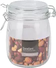 Lasipurkki kannella 750ml silikonitiivisteellä ja klipseillä - Kotitaloustavarat - 8719987106279 - 1
