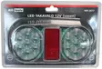 Led takavalo 12V 160*80*35 mm Vasen - Perävaunuvalot ja sähkötarvikkeet - 6430074696269 - 4