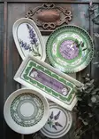 Lilac Värinen Keraaminen Tarjotinsetti (2 kpl) - 26x14x2 cm - Astianpesukoneen Kestävä - Tyylikäs Keittiöväline - Lautaset - 8684283617029 - 4