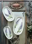 Lilac Värinen Keraaminen Tarjotinsetti (2 kpl) - 26x14x2 cm - Astianpesukoneen Kestävä - Tyylikäs Keittiöväline - Lautaset - 8684283617029 - 3