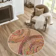 Matto (150 x 150), monivärinen, 150 x 150 cm, antibakteerinen, konepestävä - Suuret ja keskikokoiset matot - 8683743681709 - 3