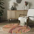 Matto (150 x 150), monivärinen, 150 x 150 cm, antibakteerinen, konepestävä - Suuret ja keskikokoiset matot - 8683743681709 - 2