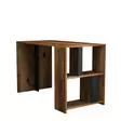 Moderni Opiskelupöytä - Tyylikäs ja Kestävä - Pähkinä Antrasiitti - 120x75,4x60 cm - Useita Hyllyjä - Seinään Kiinnitettävä - Työpöydät - 8683342169899 - 1