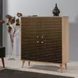 Monikäyttöinen Kaappi - Sonoma Tammi - 100% Melamiinipinnoitettu - 95x111x36 cm - UV-suojattu - Lisäsäilytystila - Kaapit ja lipastot - 8681875380729 - 2