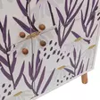 Monikäyttöinen Kaappi - Valkoinen Purppura Lila - 100% Melamiinipinnoitettu - 95x111x36 cm - Puujalat - UV-suojattu - Kaapit ja lipastot - 8683743425969 - 6