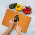 Monivärinen 100% Karkaistu Lasi Leikkuulauta 20x30 cm - Antibakteerinen, Helppo Puhdistaa, Liukumaton - Keittiötyövälineet - 8684283728329 - 1