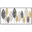 Monivärinen 100% Metalli Seinäkoriste - Koko 114x4x60 cm - Käsinmaalattu Elegantti Sisustuselementti - Koristeet, koriste-esineet - 8683742936039 - 1