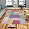 Monivärinen 180x280 cm Polyesterimatto - Antibakteerinen, Konepestävä, 3D Digitaalinen Painatus, Liukumaton Alusta - Suuret ja keskikokoiset matot - 8682870033009 - 2