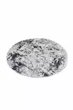 Monivärinen 200 cm Matto - Antibakteerinen, Konepestävä, Liukumaton, 100% Polyesteri, 10 mm Paksuus, 700 gr/m² - Pyöreät matot - 8682870872349 - 1