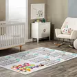 Monivärinen 60x100 cm Konepestävä Antibakteerinen 3D Digitaalipainettu Polyesterimatto Liukumaton 8 mm Nukka - Pienet matot ja käytävämatot - 8682870638419 - 2