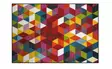 Monivärinen Antibakteerinen eteisen matto käytävämatto 80x150 cm - 100% Polypropeeni, 2300 gr/m², 12 mm Nukka, Jute Alapuoli - Pienet matot ja käytävämatot - 8683342999199 - 1