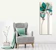 Monivärinen Koristeellinen Canvas-taulu 30x80 cm - 100% Puukehys, 3 cm Paksuus - Tyylikäs Sisustuselementti - Taulut ja kehykset - 8681875553529 - 3