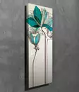 Monivärinen Koristeellinen Canvas-taulu 30x80 cm - 100% Puukehys, 3 cm Paksuus - Tyylikäs Sisustuselementti - Taulut ja kehykset - 8681875553529 - 2