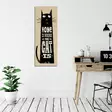 Monivärinen Koristeellinen Canvas-taulu 30x80 cm - Puukehys, Digitaalinen Tulostus, 60% Puuvilla / 40% Polyesteri - Taulut ja kehykset - 8682870701939 - 4
