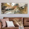 Monivärinen Koristeellinen Canvas-taulu 50x120 cm - 100% Puukehys, 3 cm Paksuus - Tyylikäs Seinäsisustus - Taulut ja kehykset - 8682870429079 - 1