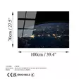 Monivärinen Koristeellinen Karkaistu Lasi Maalaus 70x100 cm - Tyylikäs Seinäkoriste Kotiin ja Toimistoon - Taulut ja kehykset - 8683742113379 - 8